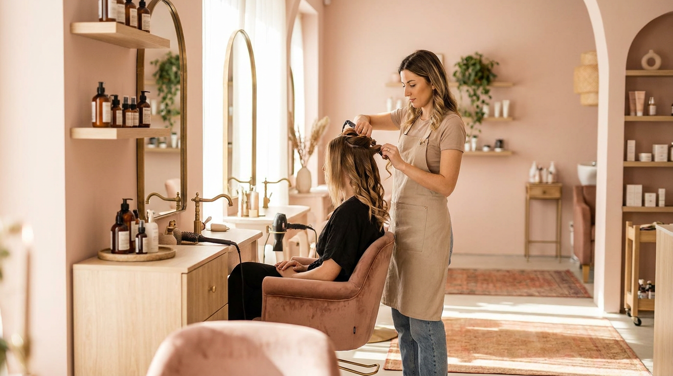 Salon Her Beauty – interior elegant cu stil și rafinament